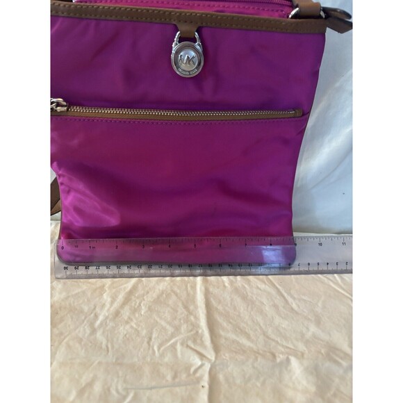 Michael Kors Kenton Crossbody Pink Nylon Tote - Picture 8 of 14